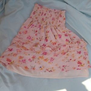 Kendall + Kylie Floral Skirt